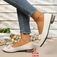 thumbnail image 4 of Viluyesy Womens Ballet Flats, Bow Pointed Toe Slip-On Low Heels Fashion Dressy Shoes Beige US8.5, 4 of 9