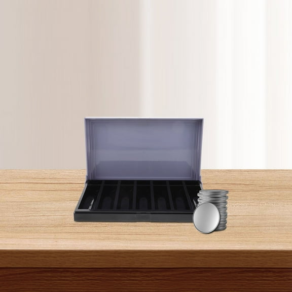 WHAMVOX Holder Sorter Coin Storage Box Portable Counting Tray Hospitality Handling