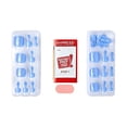 thumbnail image 3 of KISS imPRESS Square Press-On Toenails, Blue, 24 Pieces, 3 of 8