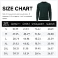 thumbnail image 7 of AZoiNM Men's Long Sleeve V-Neck Knit Polo Sweater, Soft Solid Color Pullover Sweater with 3-Button Placket, Ribbed Cuffs and Hem, Business Casual Sweater for Work and Daily Wear, 7 of 7