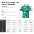 thumbnail image 4 of Picia Sushi Gentle Cotton Regular Fit Short Sleeve Casual Hawaiian Shirt for Men-Small, 4 of 9