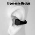 thumbnail image 4 of Clip On Blue tooth Earbuds NonIn Ear Long Battery LifeS Wireless Earpieces, New, Style-hd-216, Black, 4 of 6