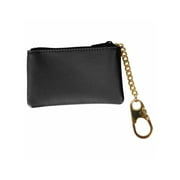 Genuine Leather Slim Coin and Key Holder Wallet