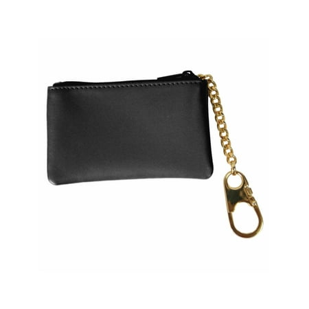 Genuine Leather Slim Coin and Key Holder Wallet