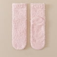 thumbnail image 2 of Fabrcox Womens Fuzzy House Slipper Socks, Non Skid Grips Fluffy Winter Indoor Crew Socks, Warm Plush Loungewear Socks for Sleeping at Home, 2 of 4