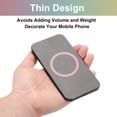 thumbnail image 3 of 5Pcs Magnetic Adapter Ring, Magnetic Wireless Charger Conversion Kit, Pink, 3 of 8