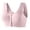 Pink, variant on Women Cotton Front Button Bra Snap Comfort Sleep Bra, Easy Close Bras Wireless, Seamless T-Shirt Bra(Beige/42)