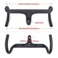 thumbnail image 3 of GLFILL Carbon Road Bike Bicycle Integrated Handlebar Racing handlebar 28.6mm matte color 420*100MM, 3 of 8