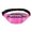 Hot Pink, variant on Waist Bag Men And Women Shiny PU Waist Bag Functional Color Shoulder Body Bag