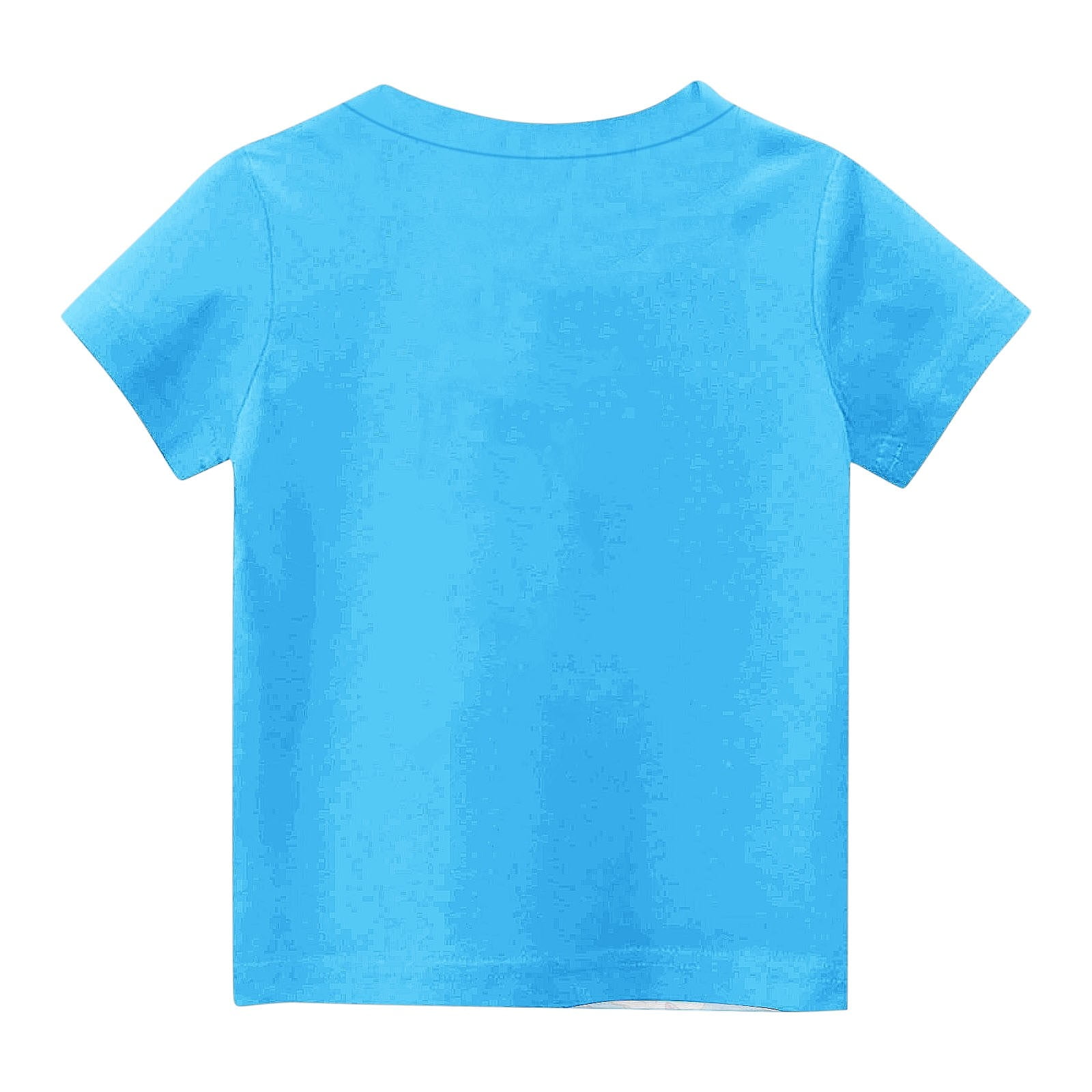 Zpanxa Boys Button Down Shirt Short Sleeve Print Pattern Round