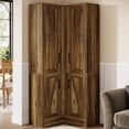thumbnail image 5 of Tribesigns 70.8" Tall Corner Cabinet, Farmhouse Storage Cabinet with 4 Doors & 5 Storage Shelves (Set of 2), 5 of 7