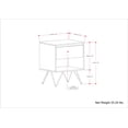 thumbnail image 5 of Simpli Home Hunter SOLID MANGO WOOD 20 inch Wide Modern Industrial Nightstand in Natural, 5 of 8