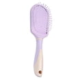 thumbnail image 2 of Cepillo de peinado de 9 filas pa cabello corto/lgo/lisofino/grueso Púrpura Colcomx cepillo para el cabello para cabello rizado, 2 of 8