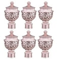 thumbnail image 1 of Minkissy 6PCS Drapery Pole Finials Plastic Decorative for Bedroom Decoration, 1 of 3