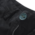 thumbnail image 4 of Pantalones largos de moda para hombre, casuales, de color sólido, cargo, con bolsillos y cremallera, cintura elástica, pantalones largos de algodón para hombre., 4 of 9