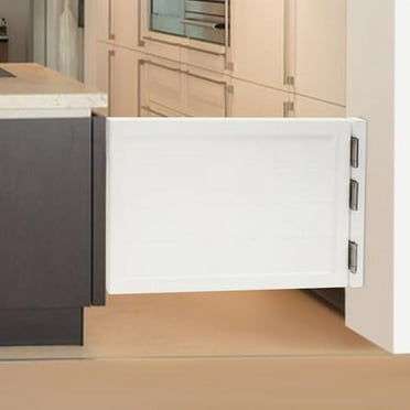 Cafe Door, Swinging Door, Pine Wood Saloon Door, Includes Hinges for Kitchen Shop Entrance Partition Pub, Painted Finished (35.4x23.6in) (White)