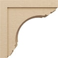 thumbnail image 3 of 12"W x 24"D x 24"H Classic Warren Rough Cedar Woodgrain TimberThane Corbel, Primed Tan, 3 of 6