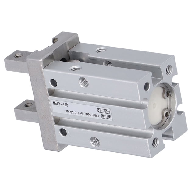 Gripper Pneumatic Cylinder, Double Action M5-0.8 MHZ2-16D Fingers Grippers Cylinders For Automatic Control