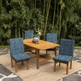 thumbnail image 4 of ARDEN 4-Pack earthFIBER Outdoor Patio Dining Chair Cushion, 20x44, Rain-Proof Seat Pad, Fade-Resistant Outdoor Cushion Sapphire Blue Ridge Paisley, 4 of 10