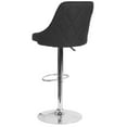 thumbnail image 4 of BizChair Contemporary Adjustable Height Barstool in Black Fabric, 4 of 6
