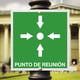 thumbnail image 2 of Señalamiento de protección civil: "Punto De reunión", verde y blanco. Impreso sobre plástico estireno calibre 40, medidas: 20 x 20 cm, para interior y exterior. Letrero, Señal informativa cuadrada., 2 of 4