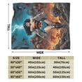thumbnail image 4 of Manta de franela de Wonder Woman, suave y acogedora manta de felpa para todas las estaciones para niños y niñas, manta ligera y cálida para cama, sofá o viaje, 40 x 30 pulgadas, 4 of 8