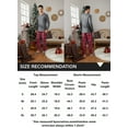 thumbnail image 6 of Men's long-sleeved red-checkered long pants casual and comfortable home wear set that can be worn outside, 6 of 6