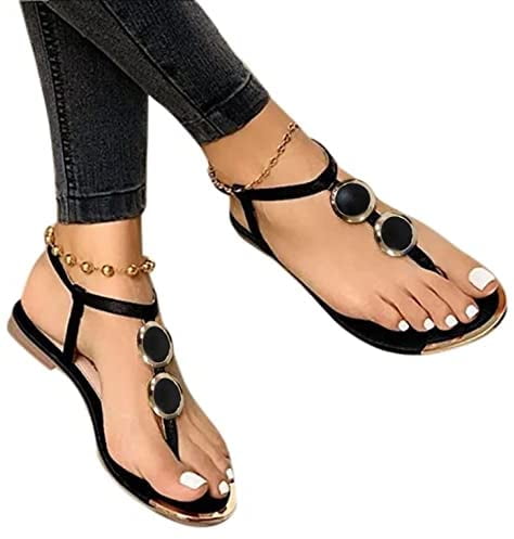 Sandals for Women Rhinestone Crystal,Bling Womens Comfy Casual Sandal Shoes Summer Beach Travel Slipper Flip Flops 