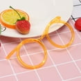 thumbnail image 4 of Gafas Paja Tontas Divertidas Con Pajita para Fiestas Infantiles Color Naranja, 4 of 9