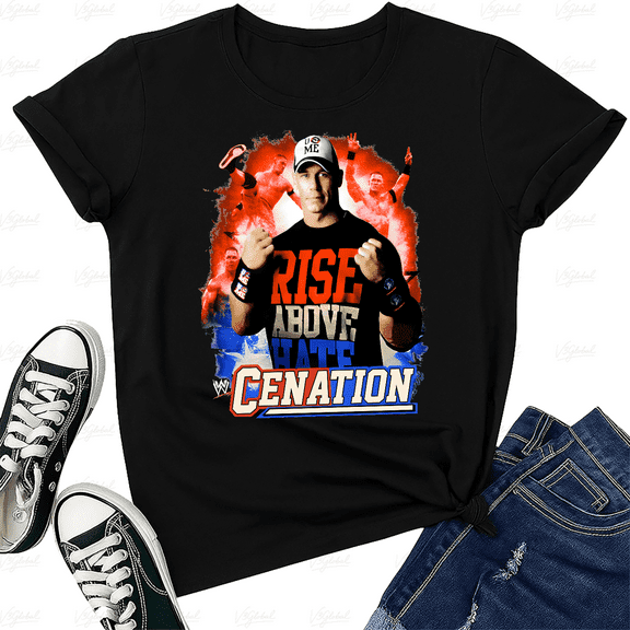 John Cena Cenation You Can't See Me Wrestling Fan Style Unisex T-Shirt V40633, up to size 5XL