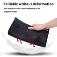 thumbnail image 4 of Bolso bandolera HKCLUF Trendy de piel vegana con 2 correas, 4 of 8
