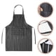 thumbnail image 2 of Delantal de cocina a rayas con bolsillo, resistente al aceite, para hombre y mujer, 2 unidades, 2 of 7