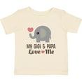 thumbnail image 3 of Inktastic My Gigi and Papa Love Me Boys or Girls Baby T-Shirt, 3 of 5