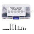 thumbnail image 1 of Round Head Self Tapping Assortment Kit with Storage Box Size Nickel Iron Plating Screws Wood Screws 250pcs, 1 of 5