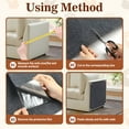 thumbnail image 4 of ACDANC Cat Wall Scratcher Mat, Anti Cats Scratch Furniture Couch Carpet Corner Protector for Indoor, Trimmable Cat Scratching Pad Board Sofa Replacement 40*100Cm, 4 of 7