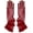 Wine Red, variant on Dalrosia Women's Tulle Long Wedding Bridal Gloves Long Opera Party Gloves 21" Elbow Length Sheer Gloves