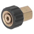 thumbnail image 3 of Pressure Washer Adapter, 5000PSI Connection Device Pressure Washer Quick Connect Kit Power Washer Accessories Brass and Rubber Construction and Removable Housing for, 3 of 7