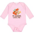 thumbnail image 3 of Inktastic Grandma Loves Me Woodland Fox Boys or Girls Long Sleeve Baby Bodysuit, 3 of 5