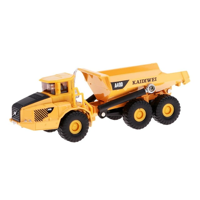 1:87 Alloy Diecast Car Truck Construction Vehicle Toy Six Wheels Loader 