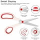 thumbnail image 3 of Fabric Scissors, Aksiko 8 inches Office Scissors,2.Omm Thick Blade Shears All Purpose Scissors for Office Sewing Fabric Home Craft Use, 3 of 6