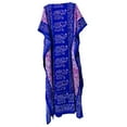 thumbnail image 2 of Long-Kaftan-dress-Hippy-Boho-Maxi-One-Size-Women-india--Tunic-Dress-Night-Gown, 2 of 3