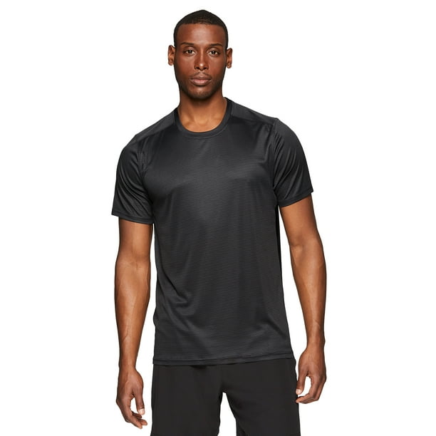 RBX Active Men's Short Sleeve Waffle Grid XDri Athletic TShirt