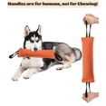 thumbnail image 4 of Juguete para Perros Clysrou Naranja Almohada Resistente de Yute Duradera para Entrenamiento, 4 of 6