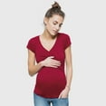 thumbnail image 3 of Gerichy Women Tops Solid Pregnant Nursing Baby For Maternity Multifunctionl T-Shirt, 3 of 6