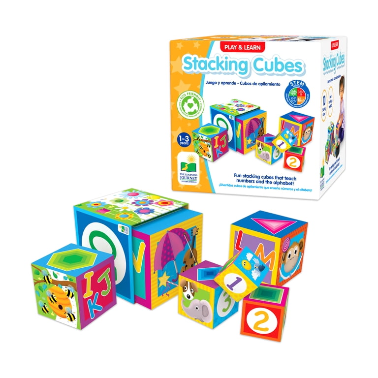 The Learning Journey Stacking Cubes, 10 Piece Set photo 3