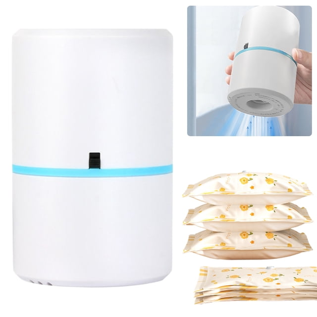Ropa Bomba Aire Eléctrica Mini Seller Machine Space Saver Universal para Organizador Alimentos