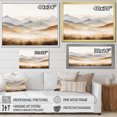 thumbnail image 4 of Designart "Tranquil Mountain Majesty II" Landscape Mountains Floater Framed Wall Art Living Room, 4 of 5