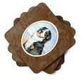 thumbnail image 2 of Carolines Treasures 7012FC Mommas Love Bernese Mountain Dog Foam Coaster Set of 4 3 1/2 x 3 1/2 multicolor, 2 of 3