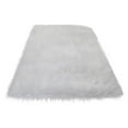 thumbnail image 1 of Amazing Rugs LSRWT5125-46 Cozy Collection Ultra Soft Fluffy Faux Fur Sheepskin Area Rug, White, 1 of 1
