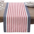 thumbnail image 5 of Fennco Styles American Flag Striped Cotton Table Linen, Napkins, Placemat, 5 of 5